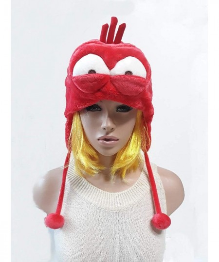 Cartoon Larva red Doll Figure Hat Cap Earmuffs Pretend Play Costume Incredible Comic Show Larva $27.77 - Kids' Dress-Up Acces...