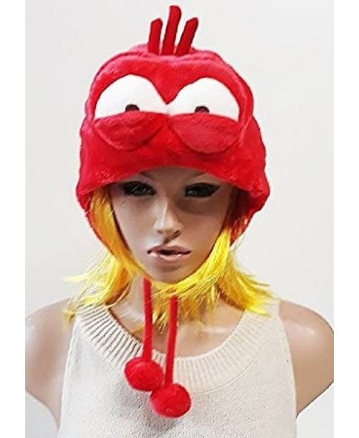 Cartoon Larva red Doll Figure Hat Cap Earmuffs Pretend Play Costume Incredible Comic Show Larva $27.77 - Kids' Dress-Up Acces...