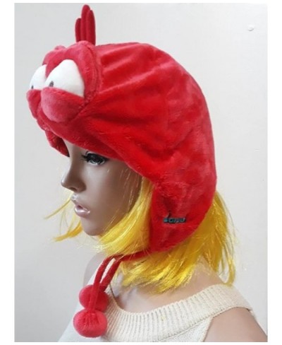 Cartoon Larva red Doll Figure Hat Cap Earmuffs Pretend Play Costume Incredible Comic Show Larva $27.77 - Kids' Dress-Up Acces...