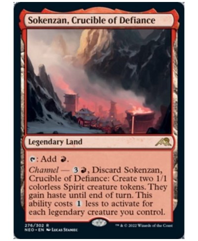 Magic: the Gathering - Sokenzan Crucible of Defiance (276) - Foil - Kamigawa: Neon Dynasty $13.69 - Trading Cards & Accessories