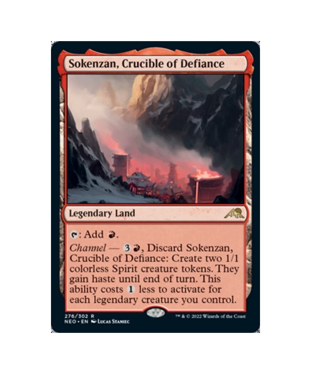 Magic: the Gathering - Sokenzan Crucible of Defiance (276) - Foil - Kamigawa: Neon Dynasty $13.69 - Trading Cards & Accessories