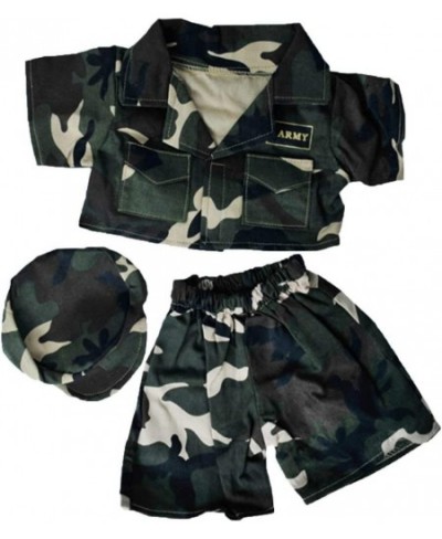 Stuffed Animals Plush Toy Outfit – Army Green Outfit w/Hat 8” $17.96 - Stuffed Animal Clothing & Accessories