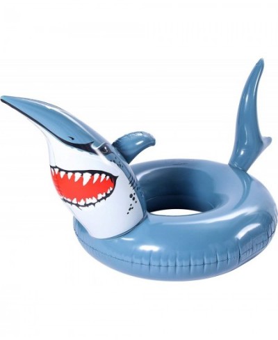 Shark Pool Floats Giant Inflatable Pool Float Swimming Ring Pool Party Floaties for Kids Adults $32.24 - Swimming Pool & Outd...