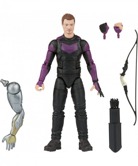 Marvel Legends Series MCU Disney Plus Marvel’s Hawkeye Action Figure 6-inch Collectible Toy 4 Accessories and 1 Build-A-Figur...