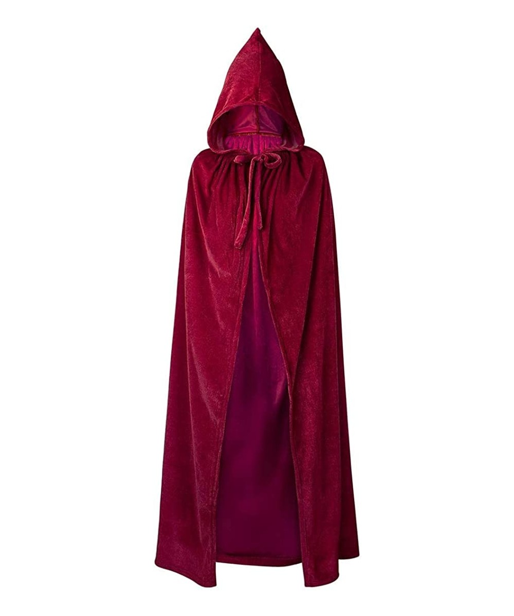 Hooded Cloak Unisex Cloak with Hood Halloween Christmas Cloak Vampire Witch Cape Cosplay Costume $29.04 - Kids' Costumes