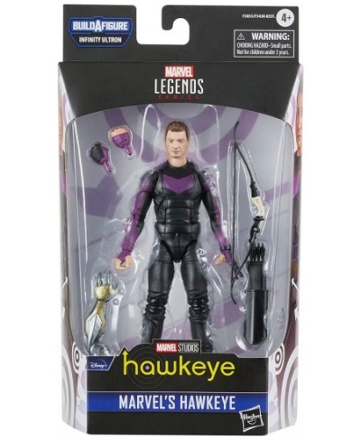 Marvel Legends Series MCU Disney Plus Marvel’s Hawkeye Action Figure 6-inch Collectible Toy 4 Accessories and 1 Build-A-Figur...