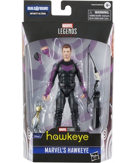 Marvel Legends Series MCU Disney Plus Marvel’s Hawkeye Action Figure 6-inch Collectible Toy 4 Accessories and 1 Build-A-Figur...