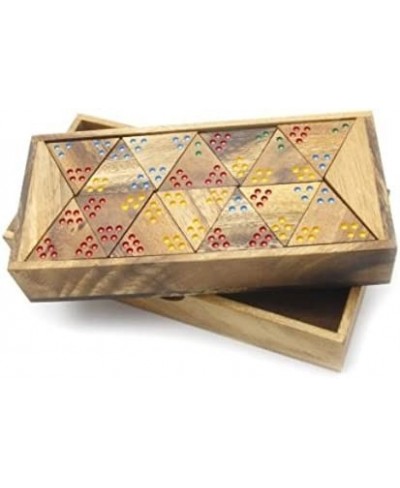 Tri Domino Wooden Classic Game. (Free A Gift Wooden Dragon Pencil Handmade). $68.35 - Domino & Tile Games