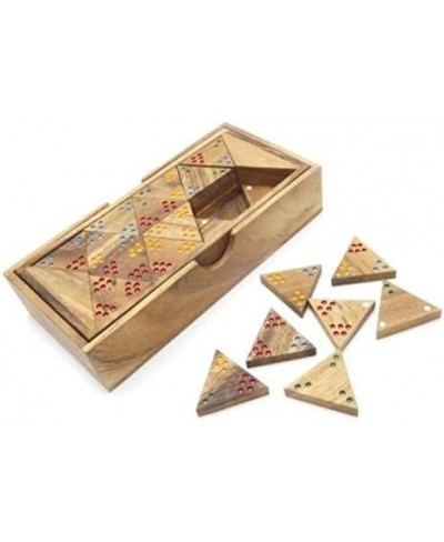 Tri Domino Wooden Classic Game. (Free A Gift Wooden Dragon Pencil Handmade). $68.35 - Domino & Tile Games