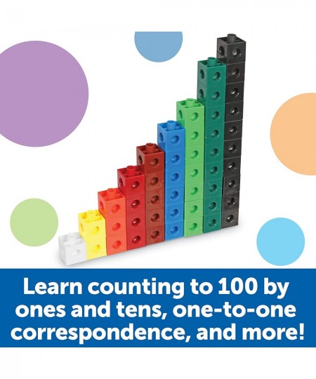 Snap Cubes Educational Counting Toy Set of 500 Cubes Ages 5+ $92.03 - Early Development & Activity Toys