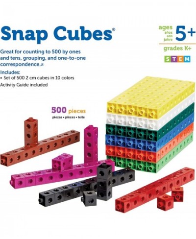 Snap Cubes Educational Counting Toy Set of 500 Cubes Ages 5+ $92.03 - Early Development & Activity Toys