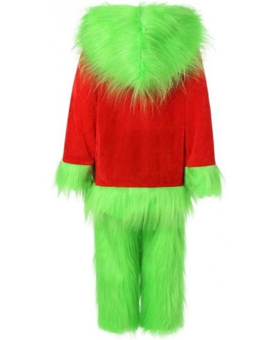 Kids Girls Boys Christmas Cosplay Costume Green Furry Monster Santa Claus Suit Xmas?Clothes Set $60.74 - Kids' Costumes