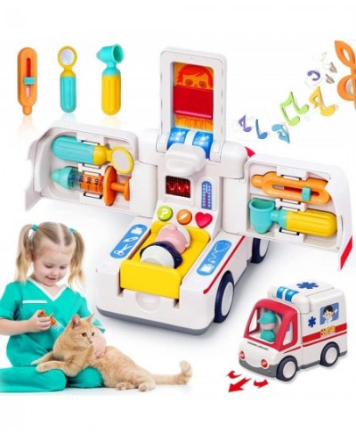 Baby Toys 12-18 Months Toys for 1 Year Old Boy Ambulance Toy Cars with Music/Light for Baby Toddler Kids Pretend Play Birthda...