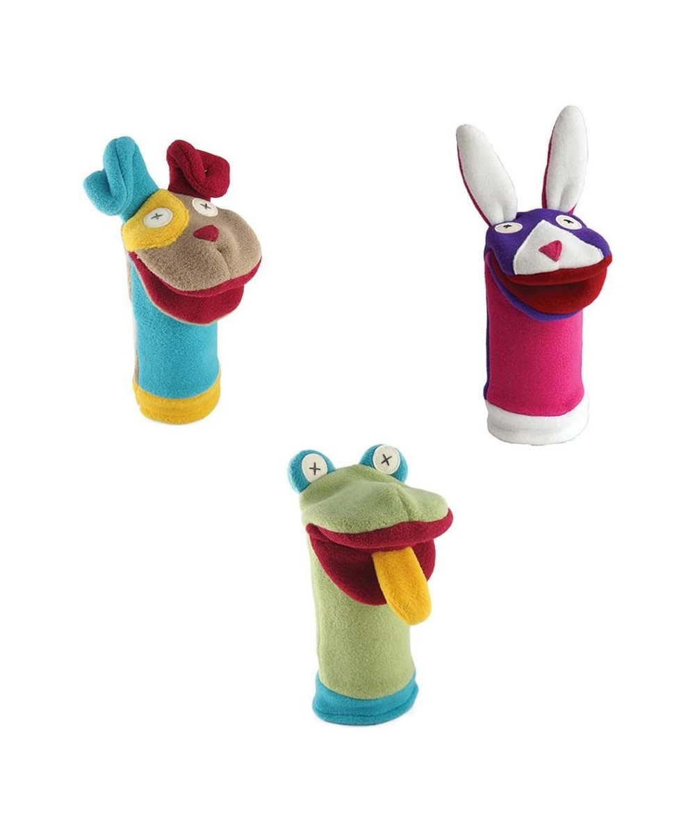 Pets Collection Hand Puppets-Set of Three Includes Puppy Bunny and Frog (100% USA Polar Fleece) $81.69 - Hand Puppets