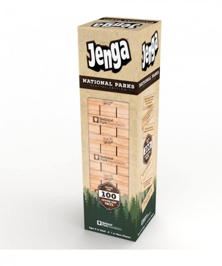 JENGA National Parks | Classic Jenga Wooden Block Game with a National Parks Theme | Perfect Travel Game for Families | Celeb...