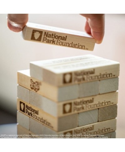 JENGA National Parks | Classic Jenga Wooden Block Game with a National Parks Theme | Perfect Travel Game for Families | Celeb...