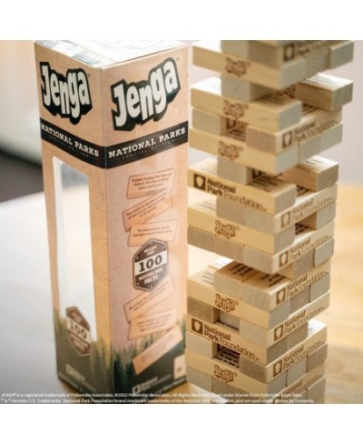 JENGA National Parks | Classic Jenga Wooden Block Game with a National Parks Theme | Perfect Travel Game for Families | Celeb...