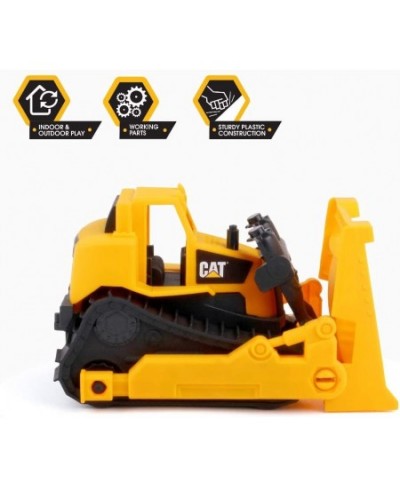 Cat Construction 10 Inch Plastic Bulldozer Toy $18.37 - Kids' Play Construction Vehicles