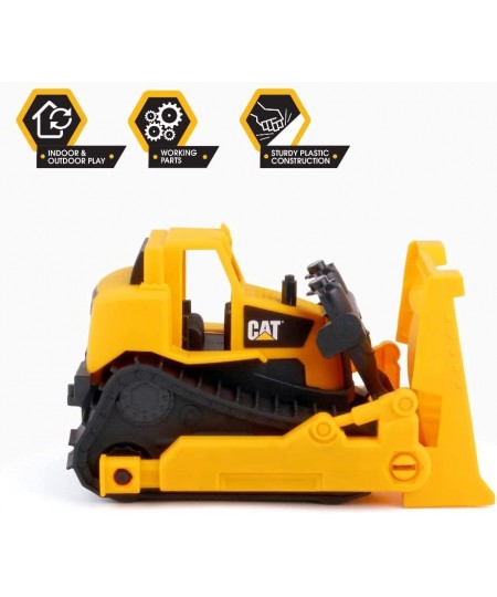 Cat Construction 10 Inch Plastic Bulldozer Toy $18.37 - Kids' Play Construction Vehicles