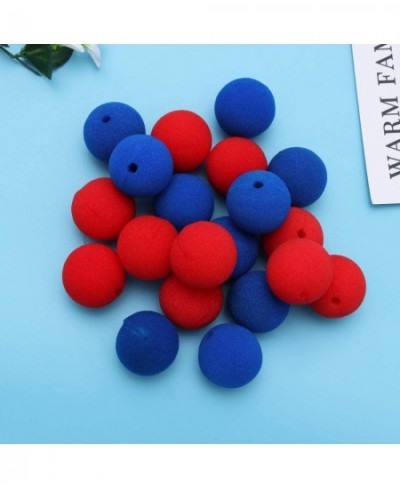 Clown Noses Novelty Foam Clown Noses for Halloween Christmas Costume Party Red and Blue Pack of 40 $27.50 - Kids' Dress-Up Ac...