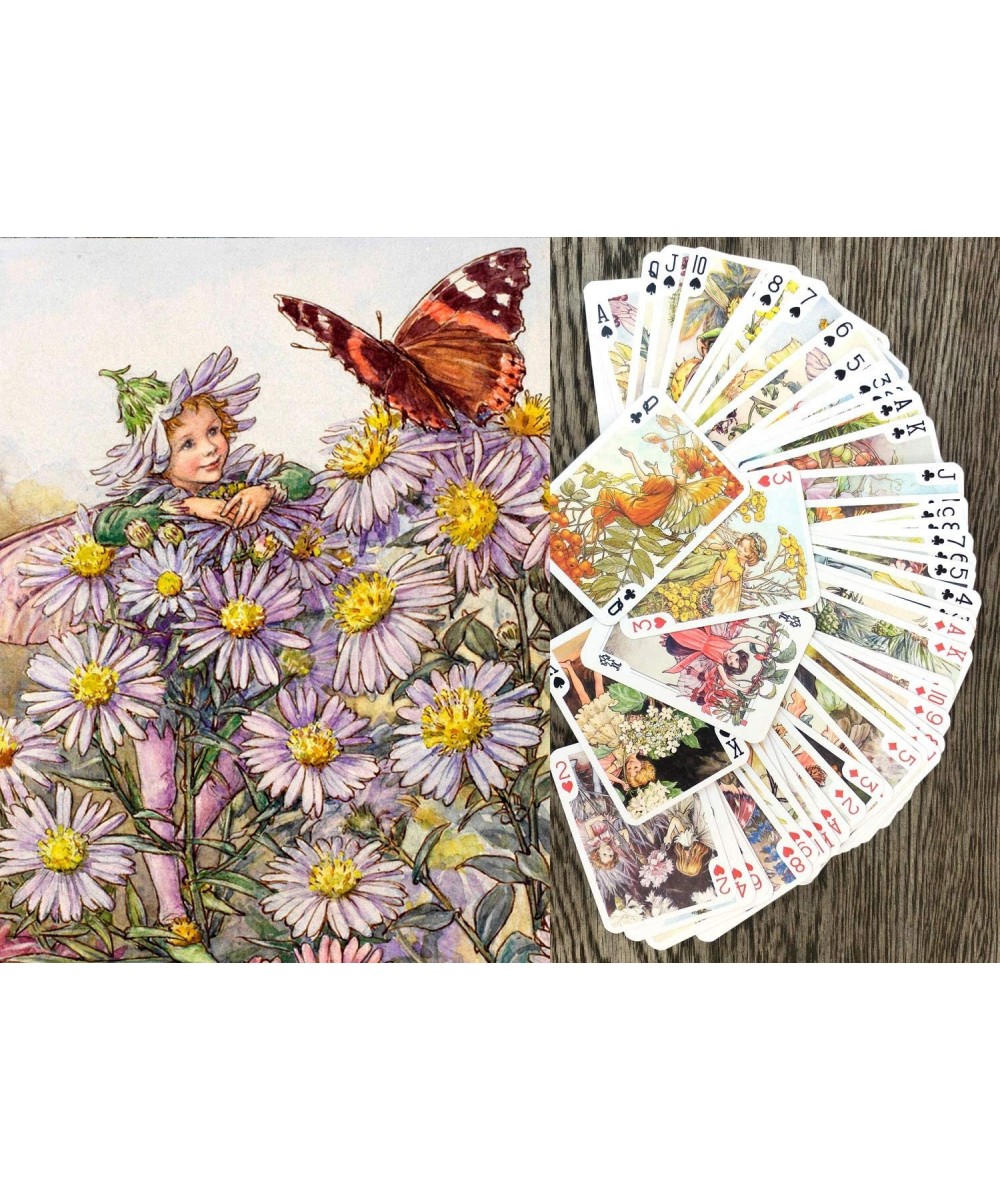 Flower Fairy Playing Cards (Poker Deck 55 Cards All Different) Flower Fairy Vintage Children Book Illustration $34.25 - Card ...