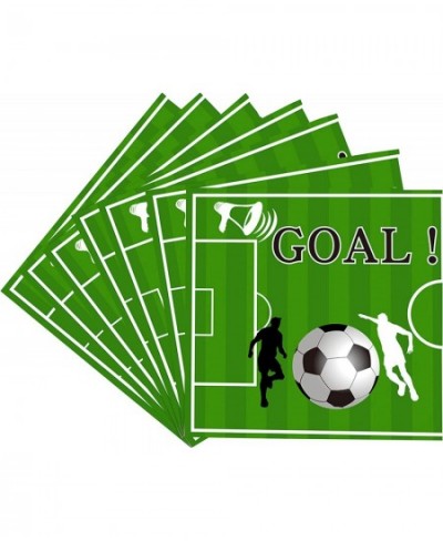 50 Count Soccer Napkins Disposable Paper Party Napkins Supplies Decorations Soccer Ball Cocktail Napkins Napkins Soccer Napki...