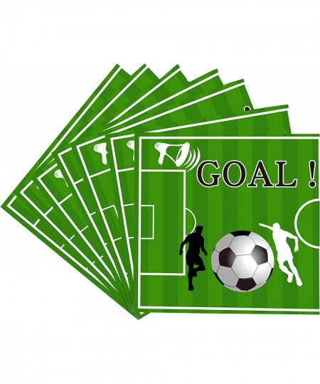 50 Count Soccer Napkins Disposable Paper Party Napkins Supplies Decorations Soccer Ball Cocktail Napkins Napkins Soccer Napki...