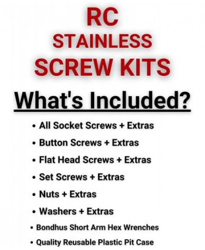 RCScrewZ Stainless Screw Kit tra079 Compatible with Traxxas 8s 77086-4 $82.88 - Remote & App Controlled Vehicles