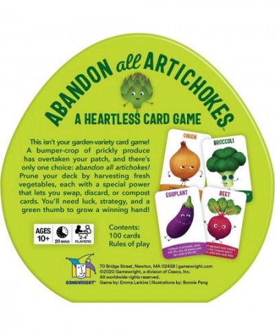 Abandon All Artichokes - A Heartless Card Game $24.26 - Card Games