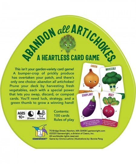 Abandon All Artichokes - A Heartless Card Game $24.26 - Card Games