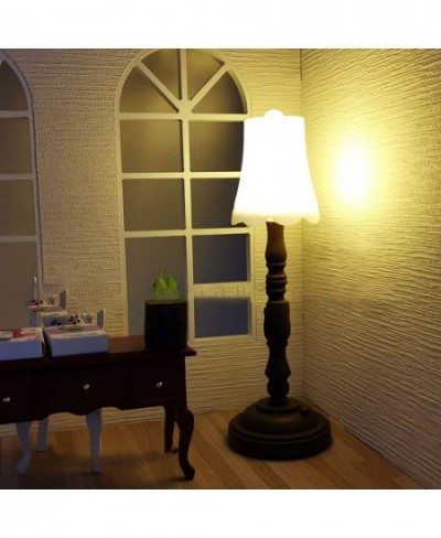 1 12 Scale Dollhouse Floor Lamp Miniature Dollhouse Floor Lamp Dollhouse Floor Light Miniature Dollhouse Accessories B $19.36...