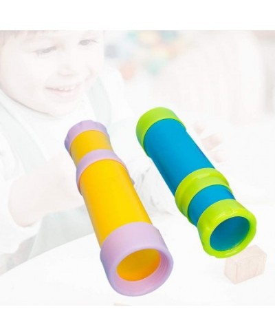 2pcs Kids Binoculars Toy Portable Pocket Monocular Telescope Retractable Educational Science Toys Spyglass for Kids Boys Girl...