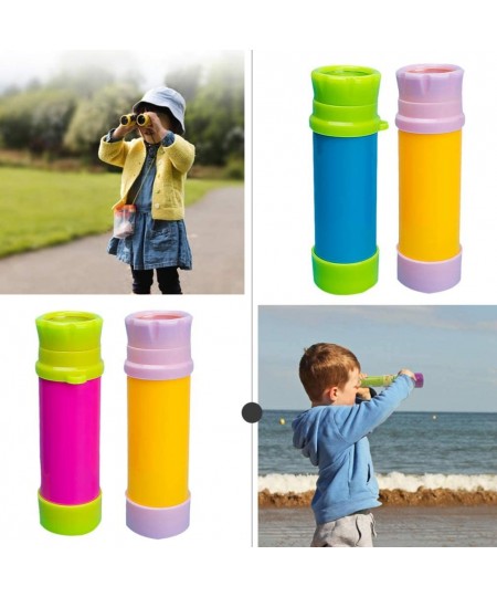 2pcs Kids Binoculars Toy Portable Pocket Monocular Telescope Retractable Educational Science Toys Spyglass for Kids Boys Girl...