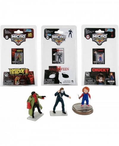 World's Smallest Universal Studios Horror Micro Action Figures 3-Pack (Chucky Michael Myers & Hellboy) (MGHU3pk) $38.10 - Act...