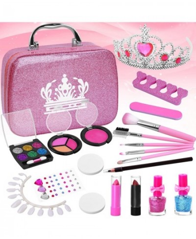 Kids Makeup Kit for Girls-Washable Real Makeup Set Toys for Girls Role Play Non-Toxic 22PCS Princess Makeup Toys for Girl Bir...