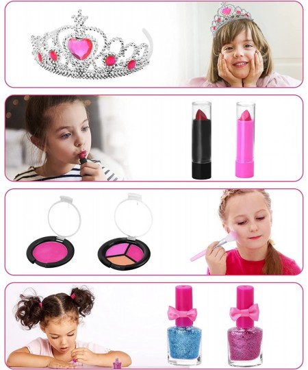 Kids Makeup Kit for Girls-Washable Real Makeup Set Toys for Girls Role Play Non-Toxic 22PCS Princess Makeup Toys for Girl Bir...