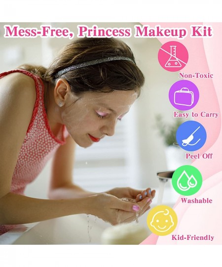 Kids Makeup Kit for Girls-Washable Real Makeup Set Toys for Girls Role Play Non-Toxic 22PCS Princess Makeup Toys for Girl Bir...