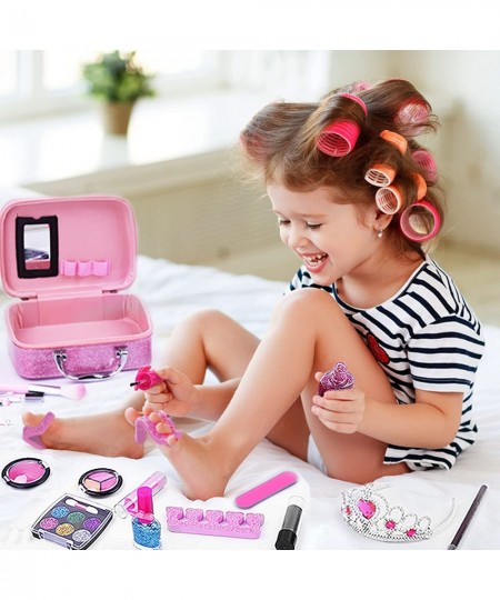 Kids Makeup Kit for Girls-Washable Real Makeup Set Toys for Girls Role Play Non-Toxic 22PCS Princess Makeup Toys for Girl Bir...