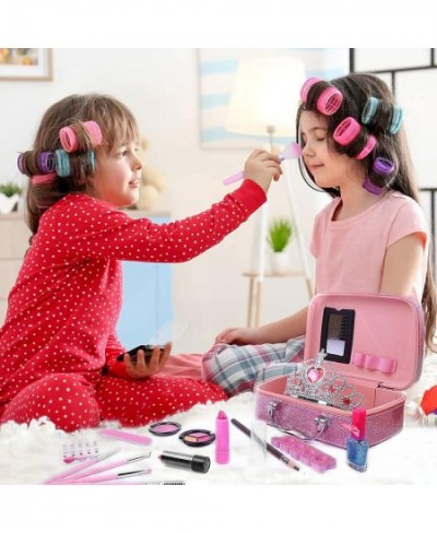 Kids Makeup Kit for Girls-Washable Real Makeup Set Toys for Girls Role Play Non-Toxic 22PCS Princess Makeup Toys for Girl Bir...