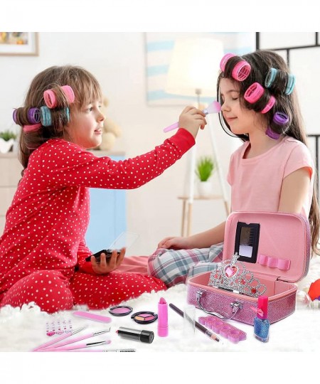 Kids Makeup Kit for Girls-Washable Real Makeup Set Toys for Girls Role Play Non-Toxic 22PCS Princess Makeup Toys for Girl Bir...