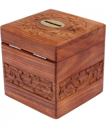 Kinton Handmade Wooden Piggy Bank - Money Bank - Coin Box - Money Box - Gift Items for Kids $79.70 - Kids' Money Banks