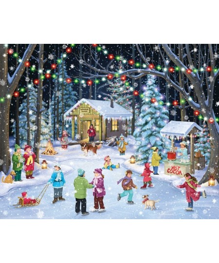 Woodland Skaters Jigsaw Puzzle 1000 Piece $29.86 - Jigsaw Puzzles