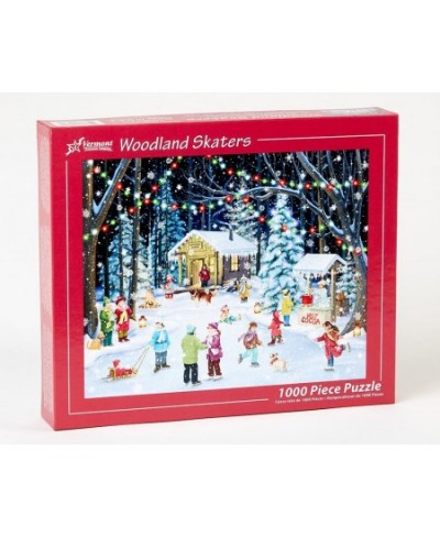 Woodland Skaters Jigsaw Puzzle 1000 Piece $29.86 - Jigsaw Puzzles