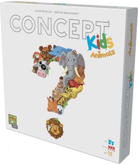 Concept Kids Animals Party Game | Cooperative Guessing Game | Fun Family Board Game for Kids and Adults | Ages 4 and Up | 2-1...