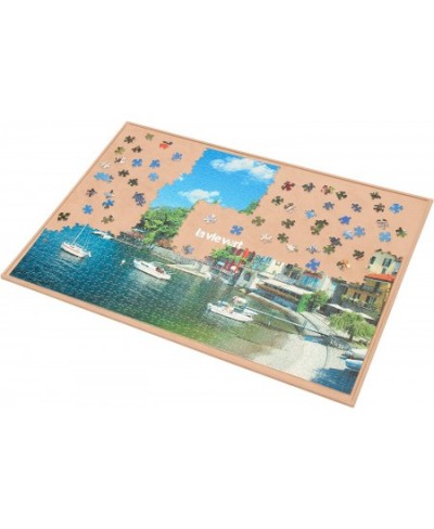 Wooden Jigsaw Puzzle Board Portable Puzzle Plateau Puzzle Storage Puzzle Saver with Non-Slip Surface for Up to 1000 Pieces $5...