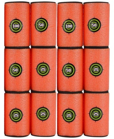 Large Size 12 Pcs Foam Can Target Compatible for Nerf Elite Series Blasters & Target Games $25.33 - Toy Foam Blasters & Guns