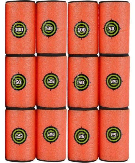 Large Size 12 Pcs Foam Can Target Compatible for Nerf Elite Series Blasters & Target Games $25.33 - Toy Foam Blasters & Guns