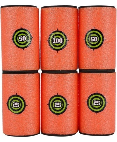 Large Size 12 Pcs Foam Can Target Compatible for Nerf Elite Series Blasters & Target Games $25.33 - Toy Foam Blasters & Guns