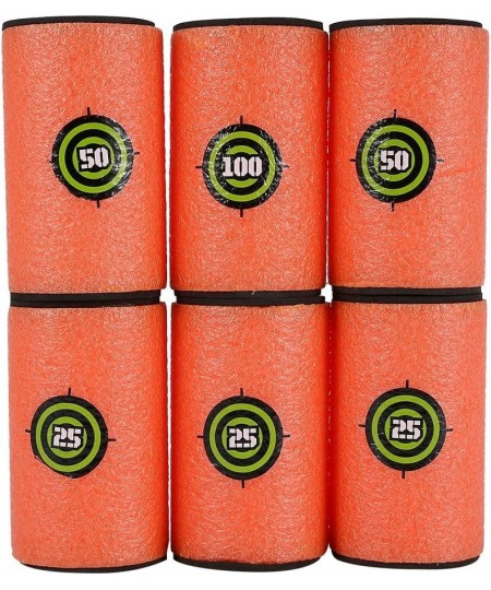 Large Size 12 Pcs Foam Can Target Compatible for Nerf Elite Series Blasters & Target Games $25.33 - Toy Foam Blasters & Guns