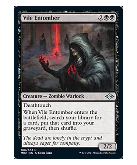 Magic: the Gathering - Vile Entomber (108) - Modern Horizons 2 $10.55 - Trading Cards & Accessories